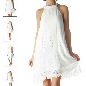 Lost + Wander
White Halter Eyelet Day Dress